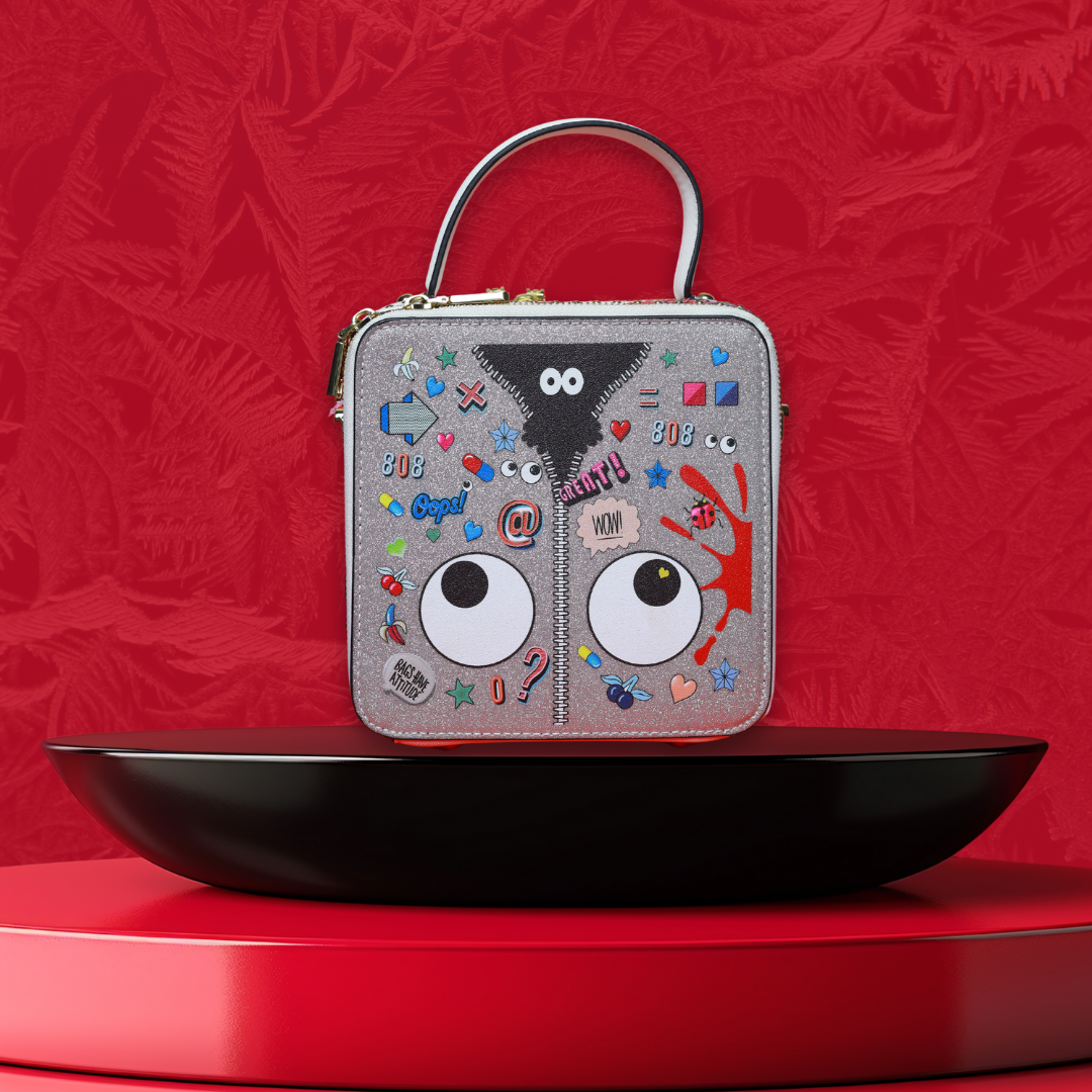 Benita Nova Box Bag — Pop Silver