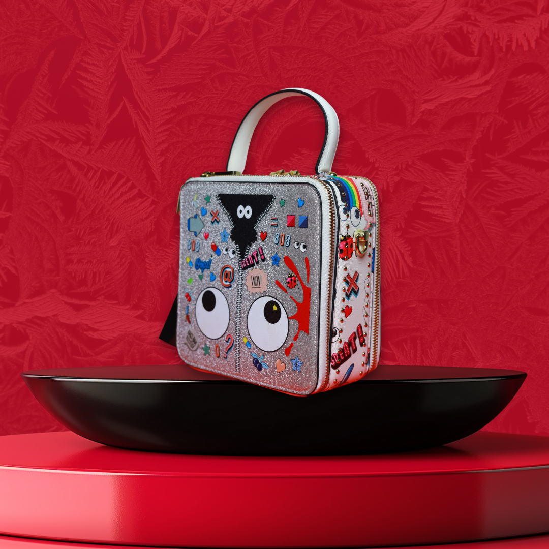 Benita Nova Box Bag — Pop Silver