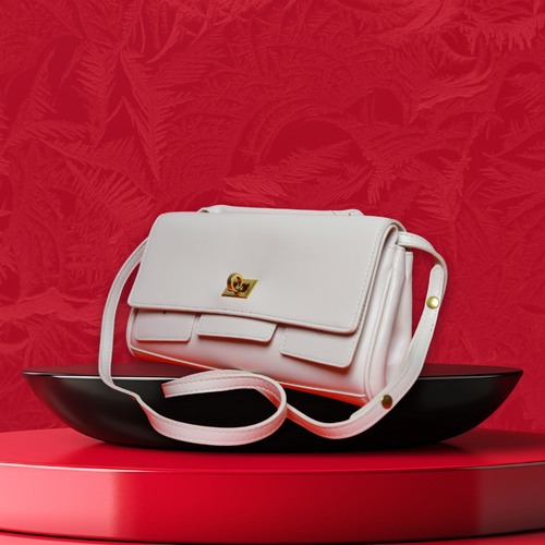 Benita Celine Shoulder Bag — Soft Blush